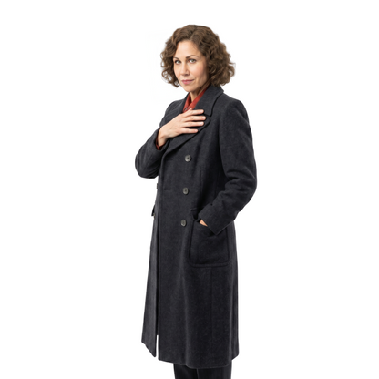 Buy The Minnie Driver Talking Mongoose Anne Black Coat Today