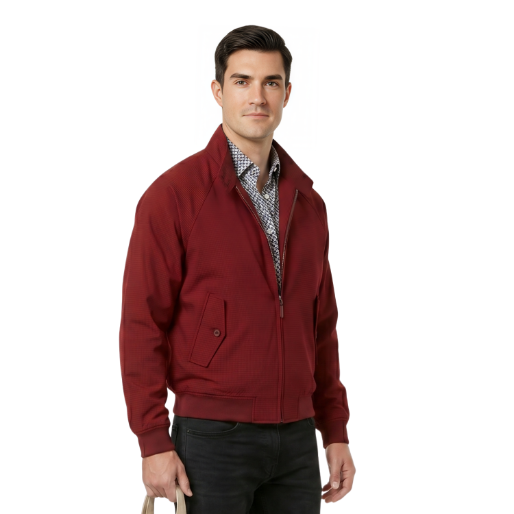 Buy The Notes of Autumn Peter Porte Red Bomber Jacket