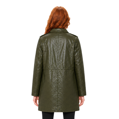 Buy The Sadie Sink Spider-Man BND Green Leather Coat