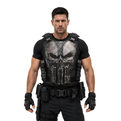 Buy The Spider-Man BND Punisher Leather Vest