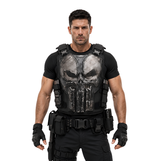 Buy The Spider-Man BND Punisher Leather Vest