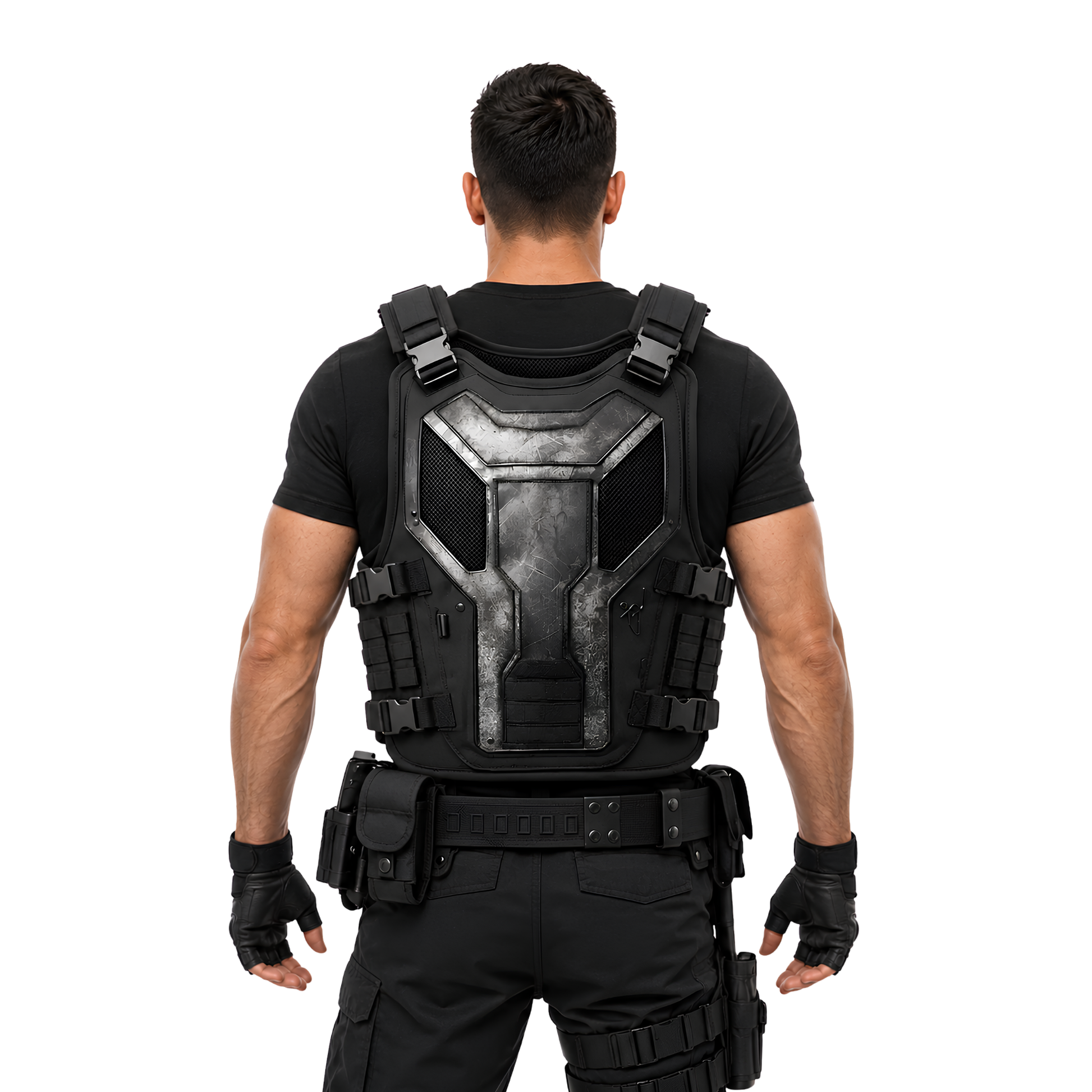 Buy The Spider-Man BND Punisher Leather Vest Now