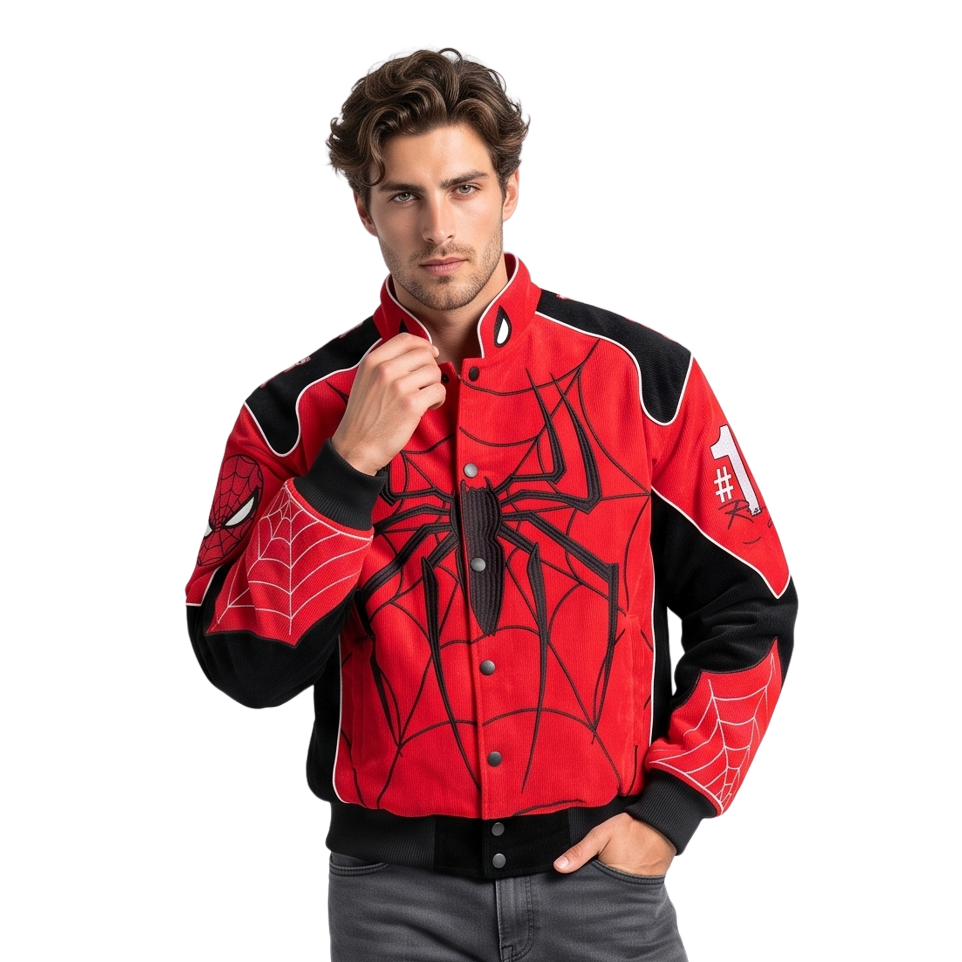 Buy The Spider-Man Brand New Day Varsity Bomber Jacket