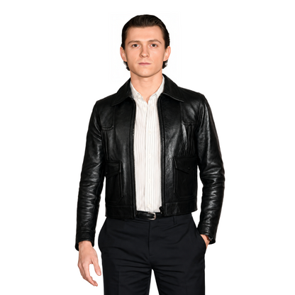 Buy The Spider-Man No Way Home Premiere Tom Holland Black Jacket