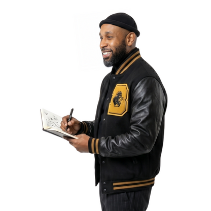 Buy The Stephen Boss Georgia Bulldogs Black Varsity Jacket