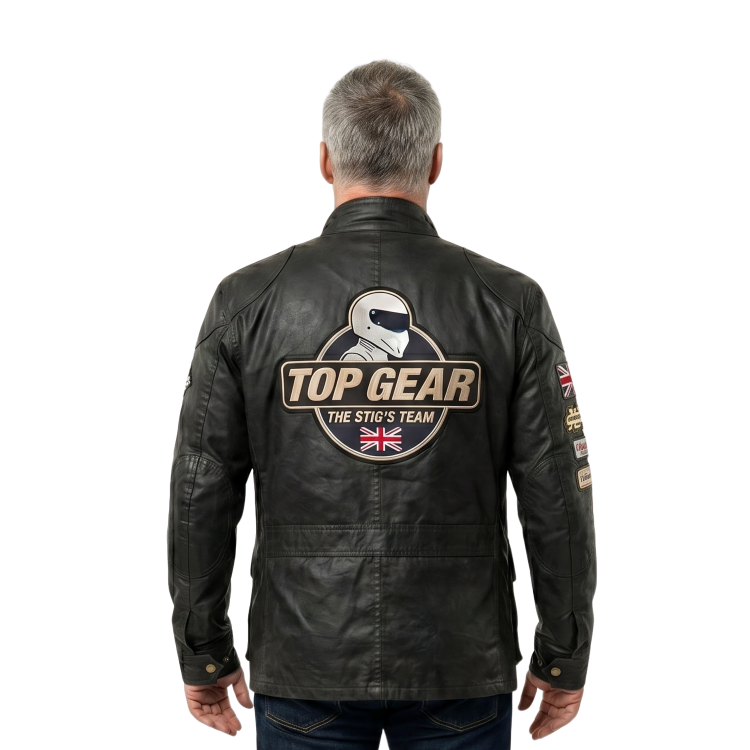 Buy The Top Gear Matt LeBlanc Black Leather Jacket Now
