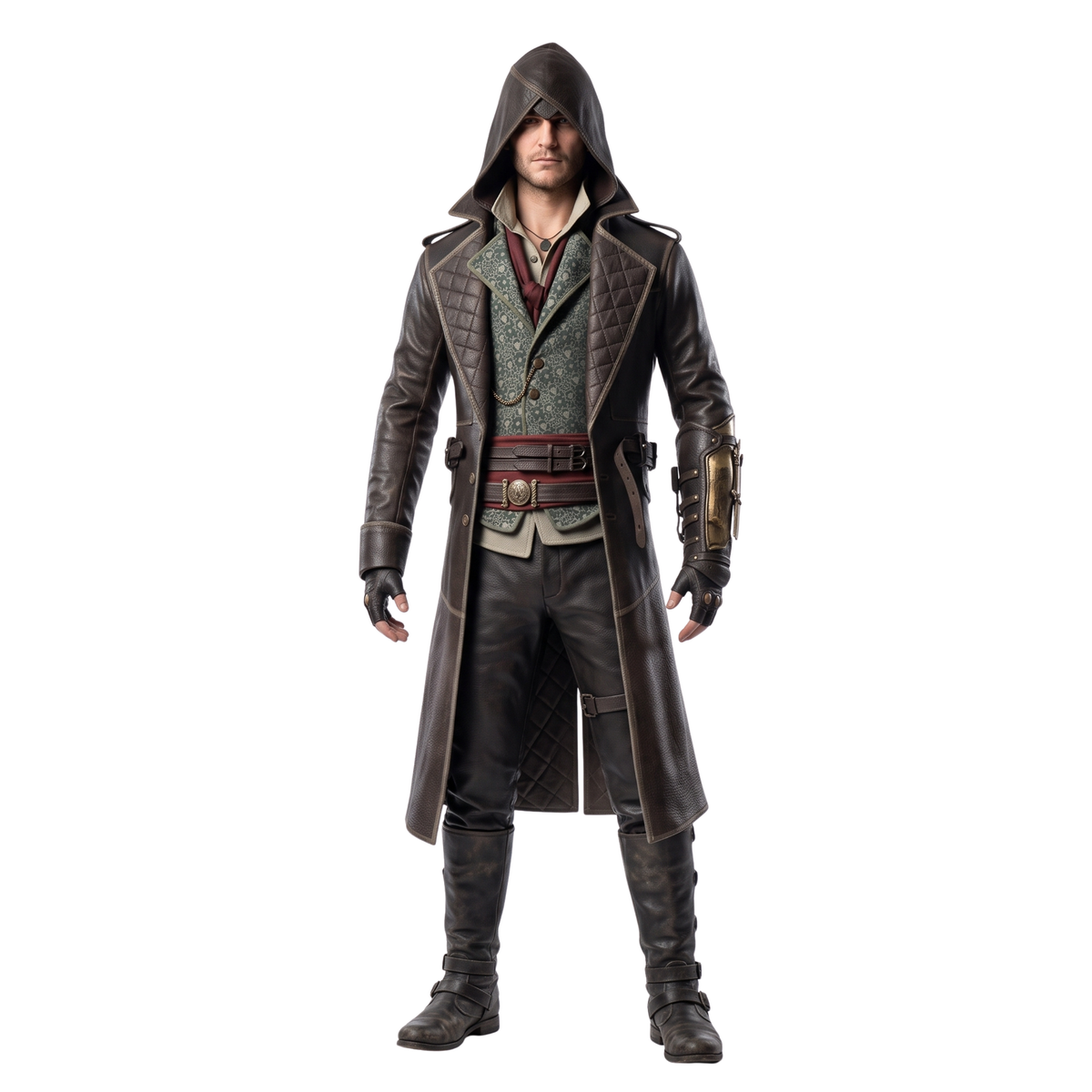 Buy the Assassin’s Creed Syndicate Jacob Frye Black Trench Coat