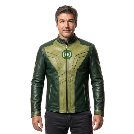 Buy the Hal Jordan Lanterns DC Series Green Leather Jacket