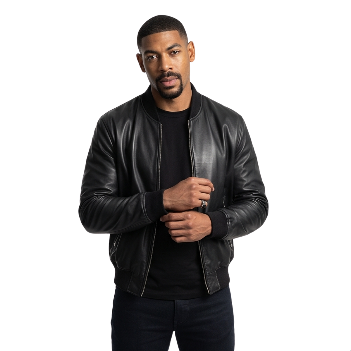 Buy the John Stewart Lanterns S01 Black Bomber Jacket
