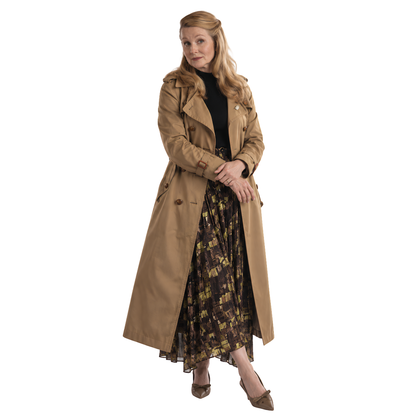 Buy the Lanterns S01 Laura Linney Cotton Trench Coat