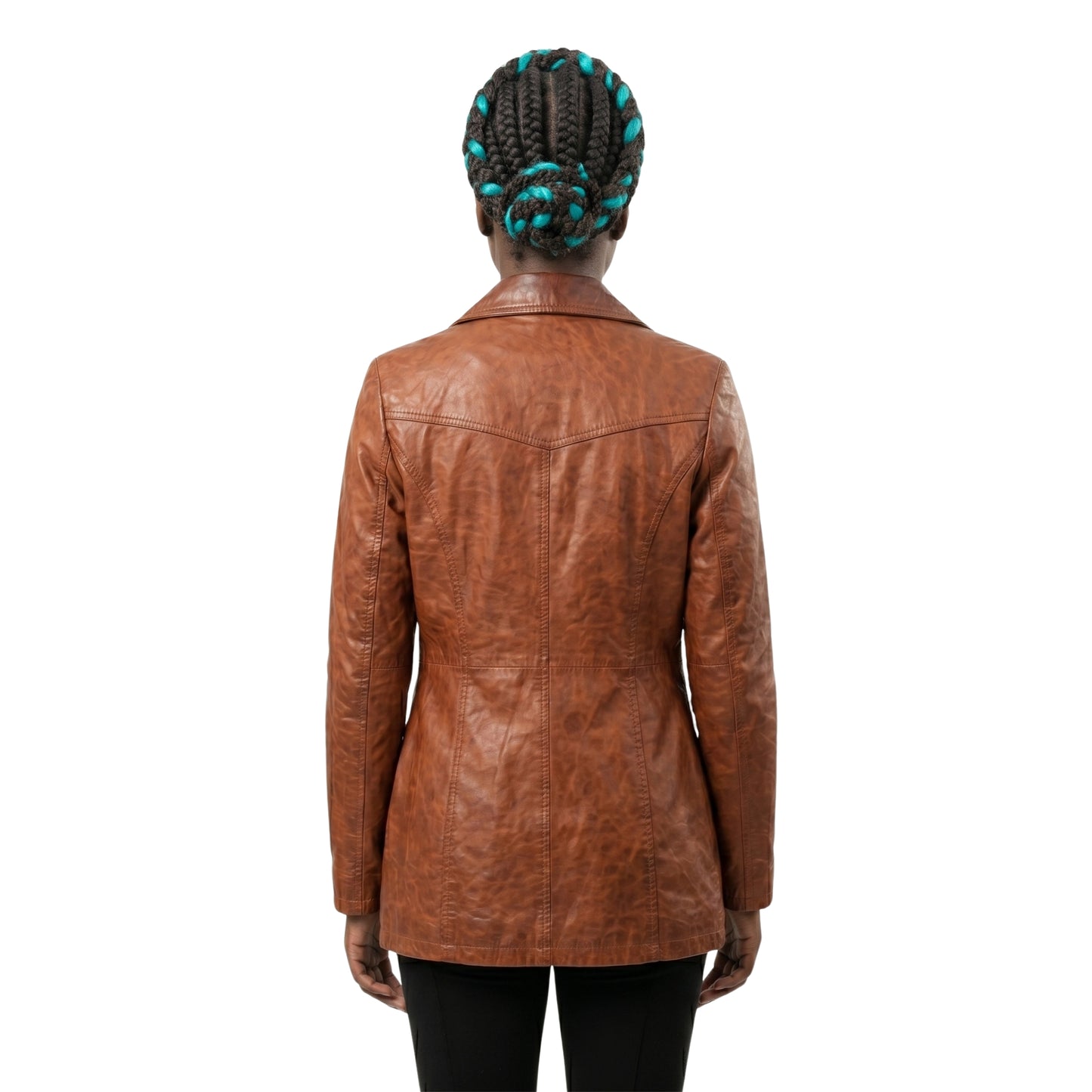 Cat Burns 2026 BAFTA Red Carpet Leather Jacket