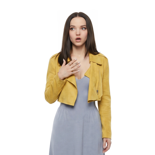 Ciara Wyse 56 Days Yellow Crop Blazer