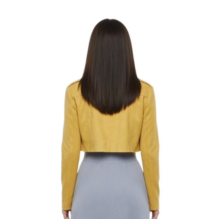 Ciara Wyse 56 Days Yellow Crop Blazer Sale Live
