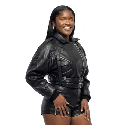 Coachella 2025 Amaarae Leather Jacket Live