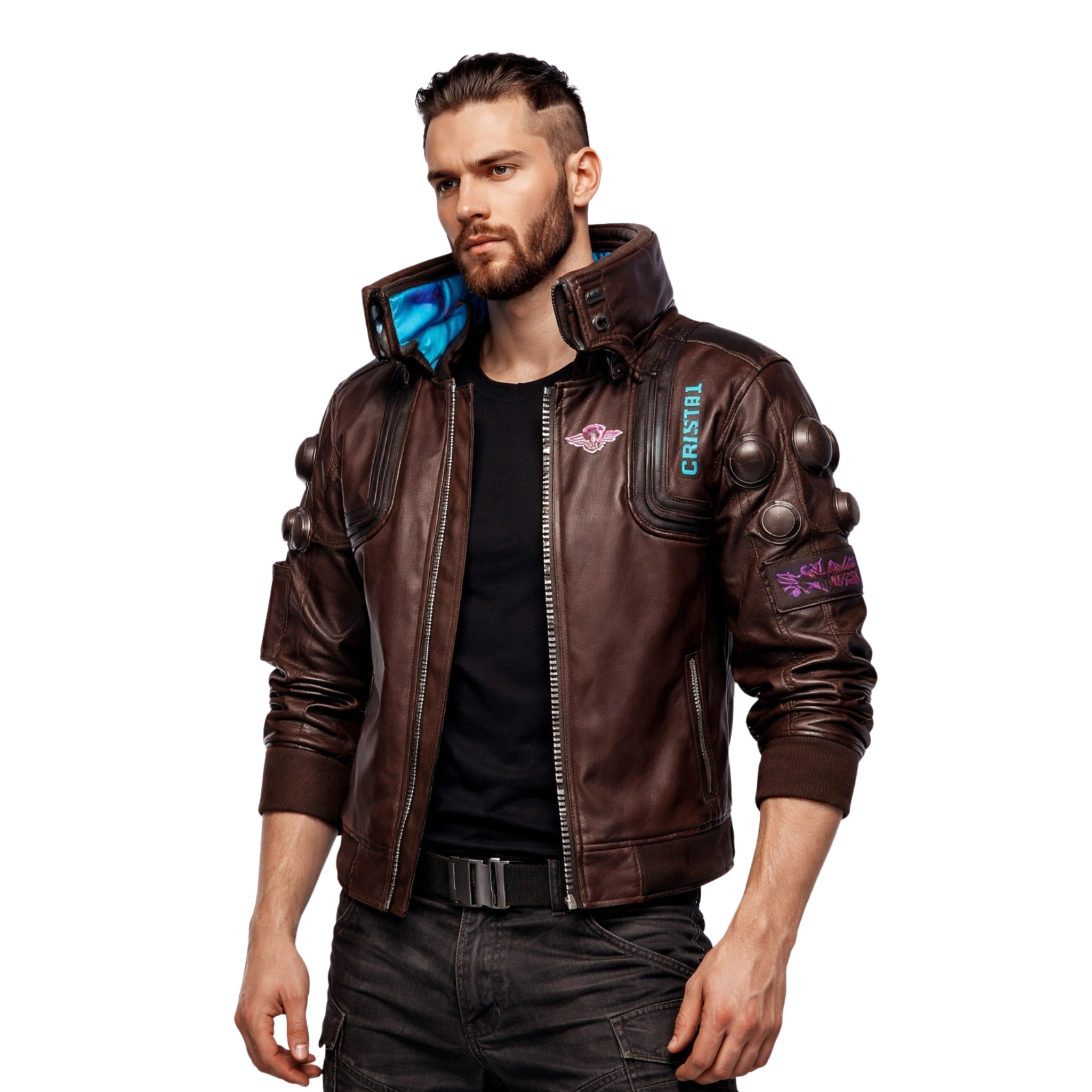 Cyberpunk 2077 Samurai Bomber Leather Jacket – starletcollections