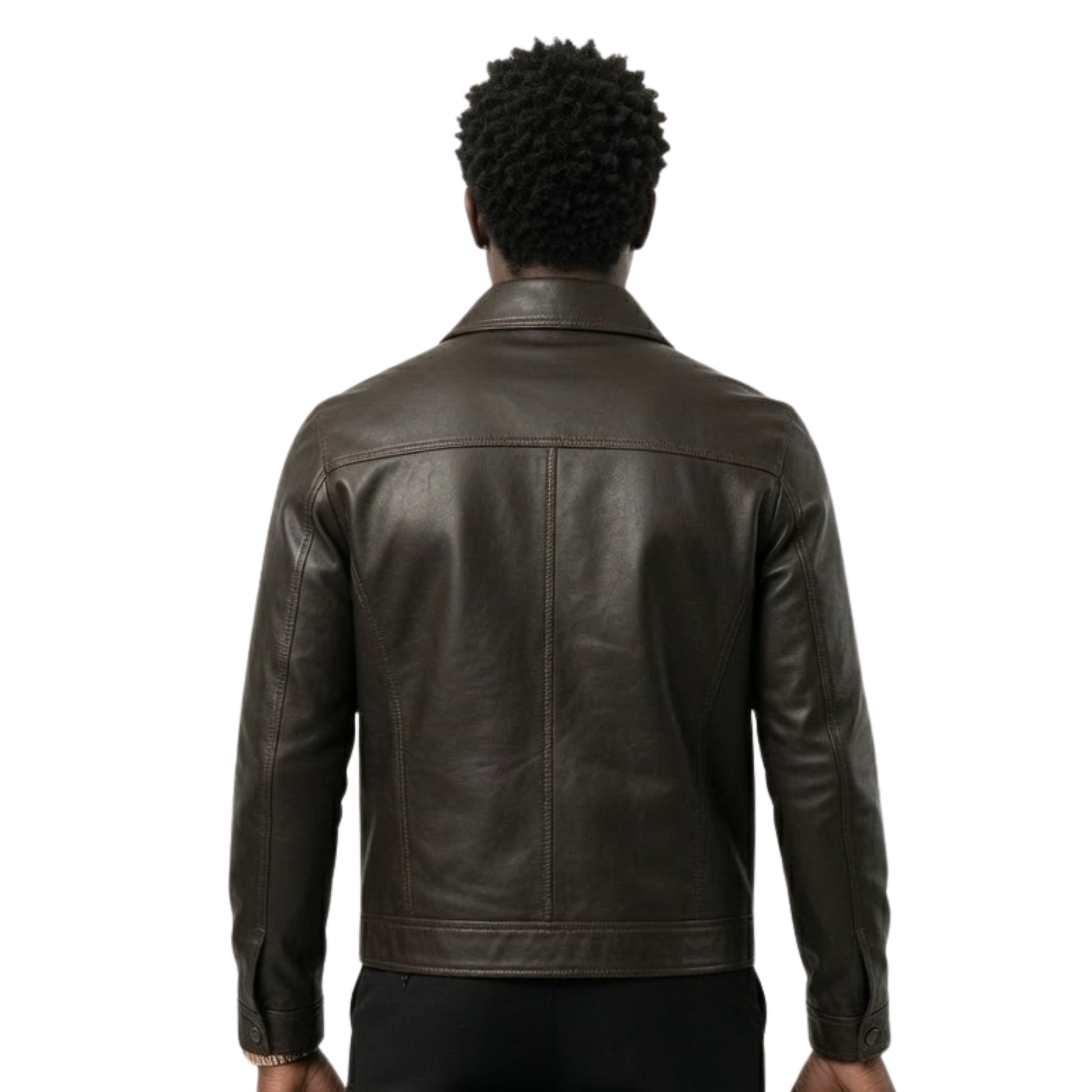 Damson Idris Street Style 2026 Black Leather Jacket