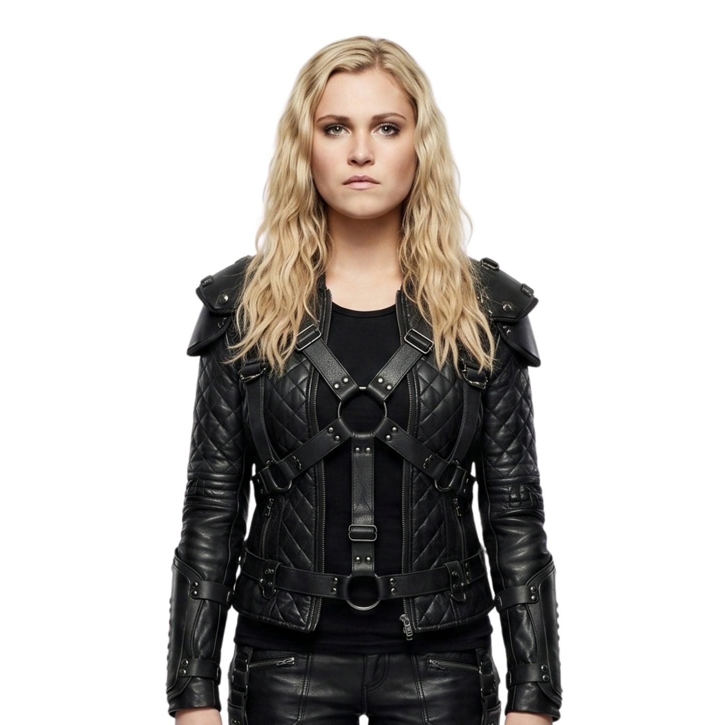 Eliza Taylor The 100 Black Leather Jacket