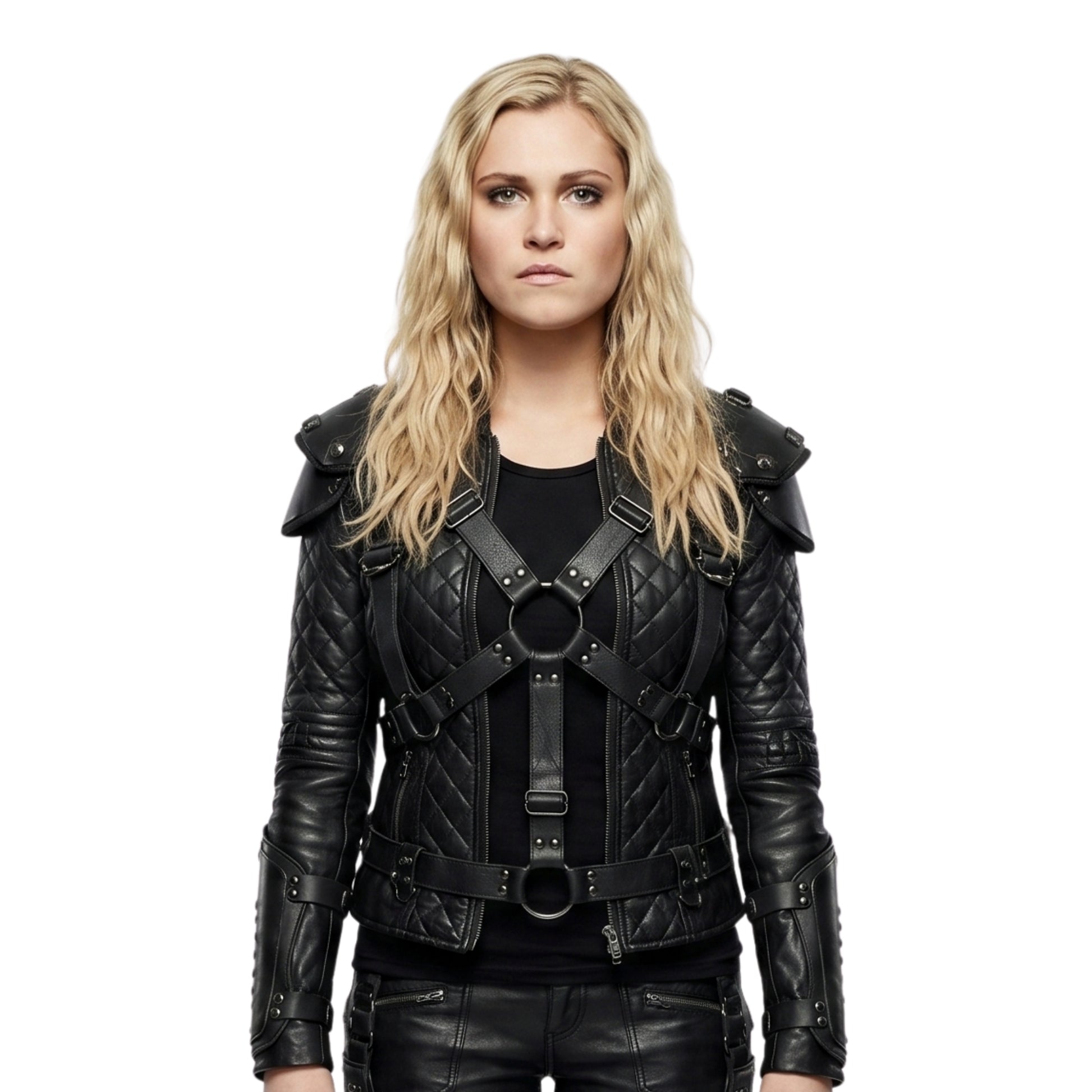 Eliza Taylor The 100 Black Leather Jacket
