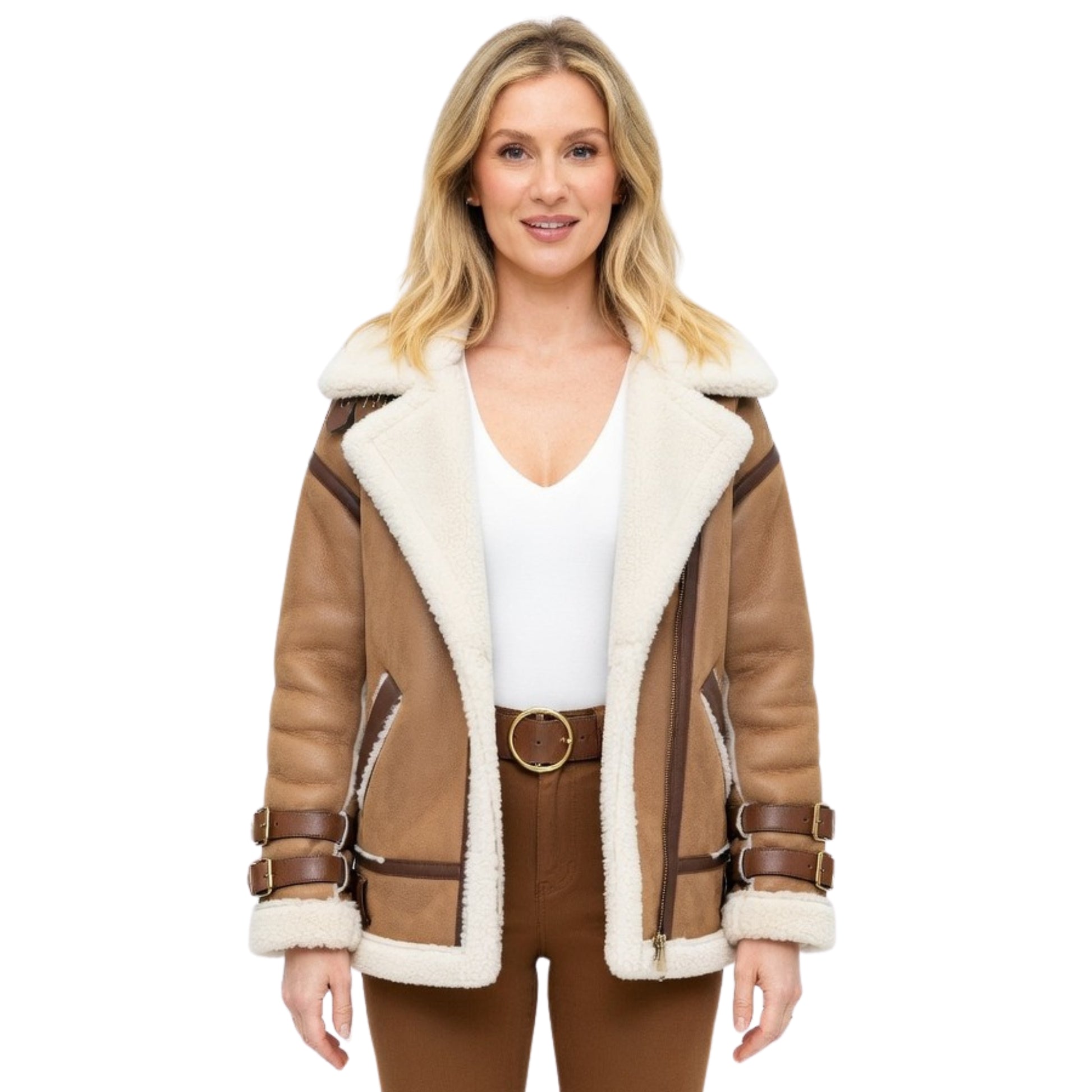 Ellie Goulding B3 Brown Jacket