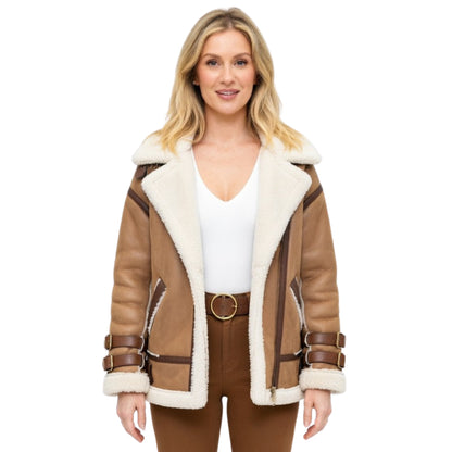 Ellie Goulding B3 Brown Jacket