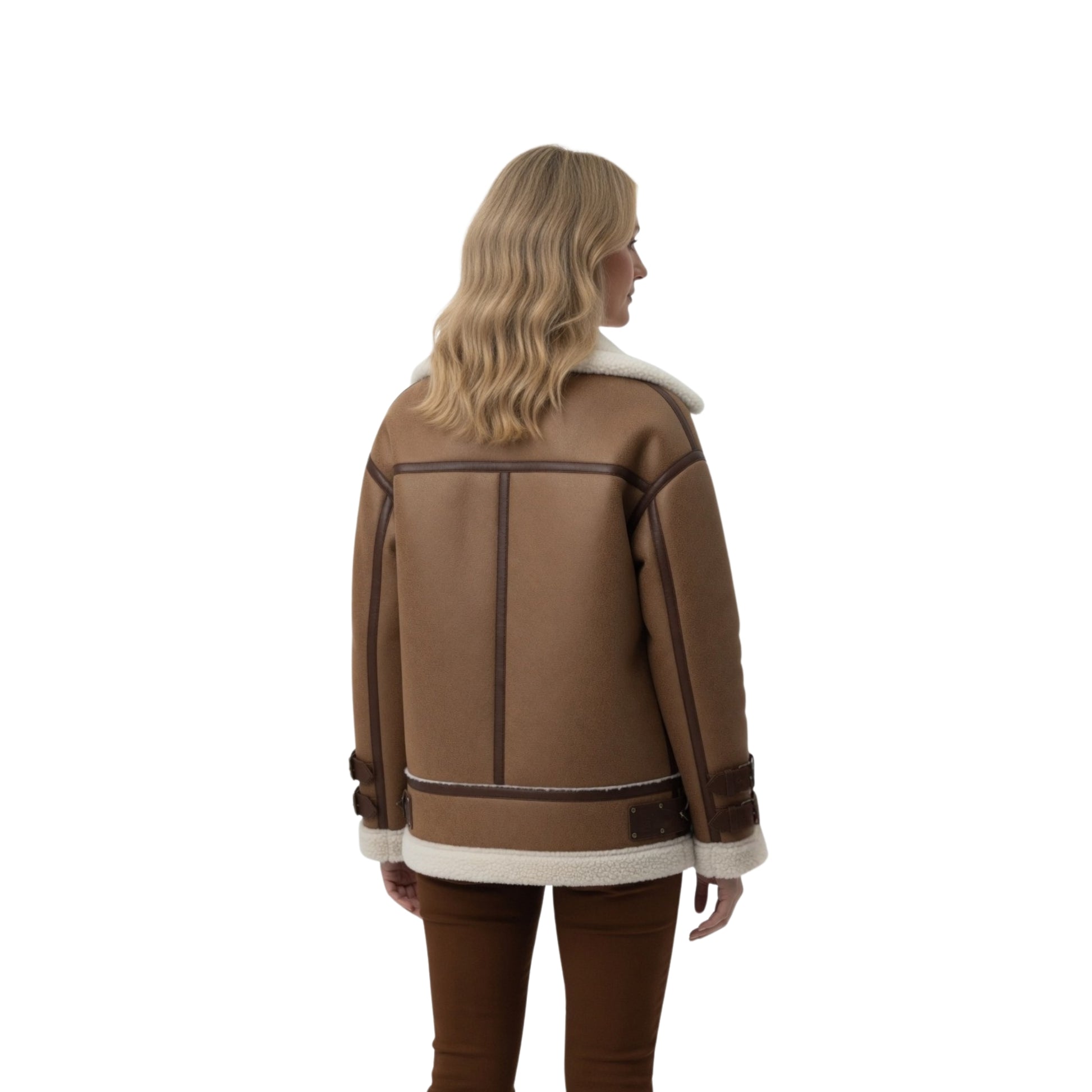 Ellie Goulding B3 Shearling Leather Jacket