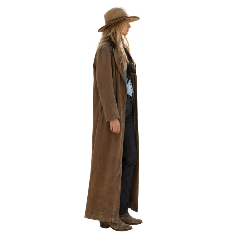 Long brown coat 
