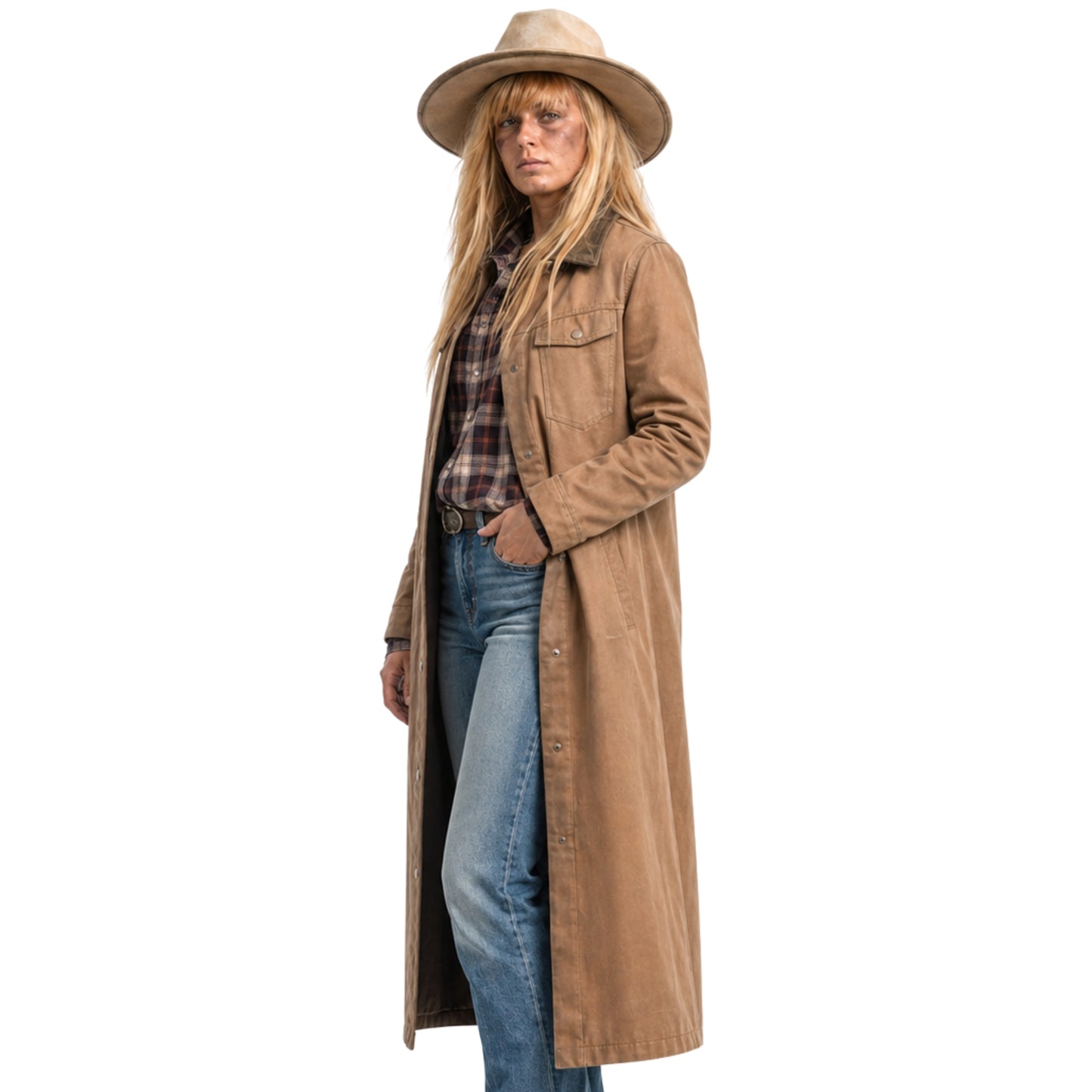 Elsa Dutton 1883 Tv Series Brown Coat
