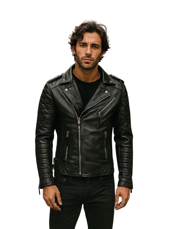 Embrace Urban Edge Moto Leather Jacket