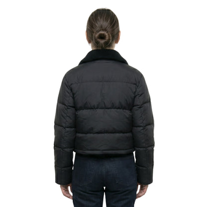 Fool Me Once Michelle Keegan Black Puffer Jacket