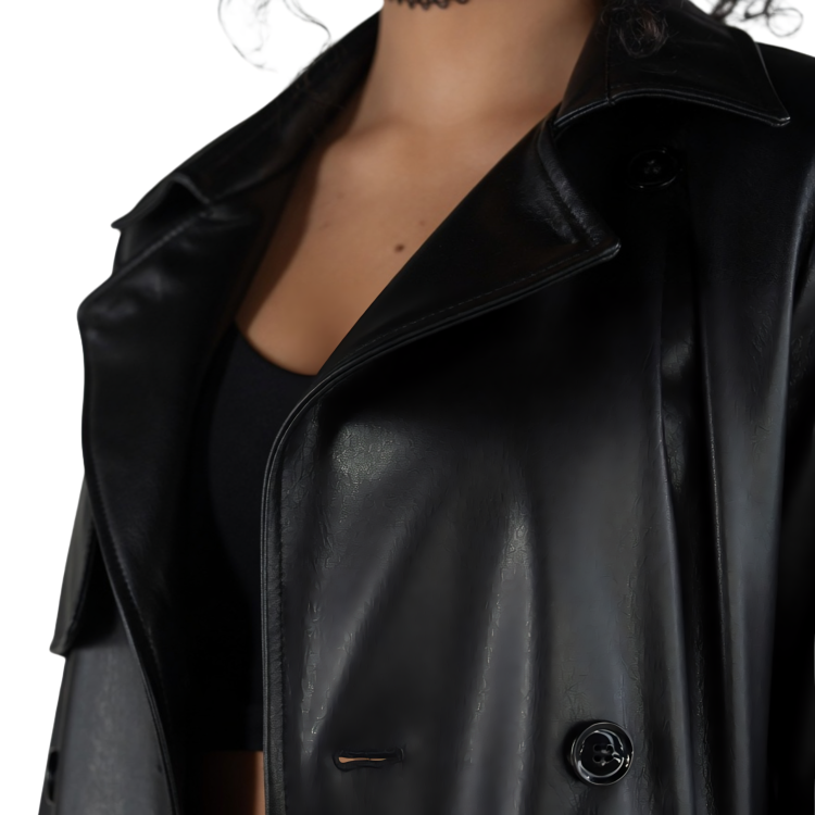 Get Shoresy S02 Ziigwan Keilani Rose Black Coat Buy Now