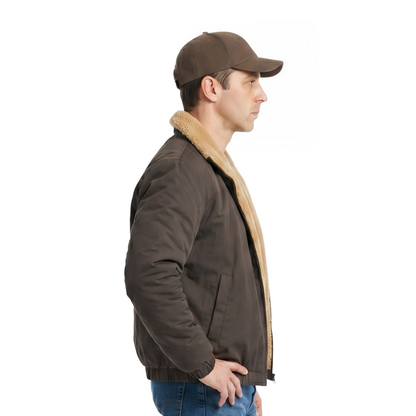 Get The Kendall Roy Succession 2023 Shearling Brown Leather Jacket