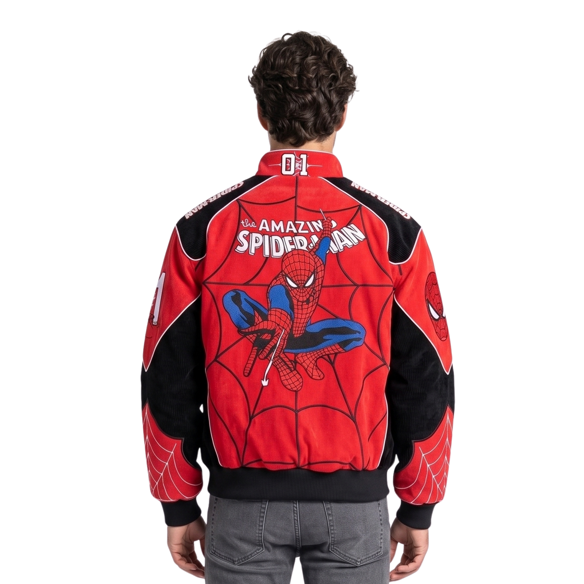 Get The Spider-Man Brand New Day Varsity Bomber Jacket