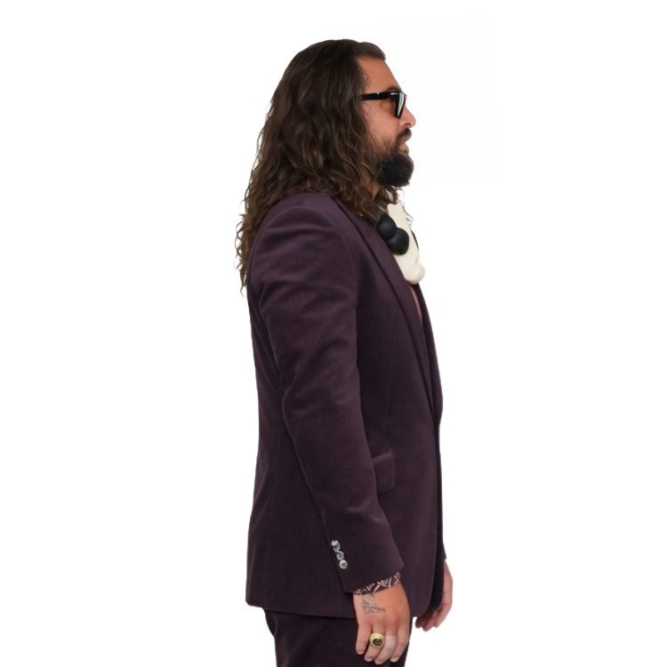Get The Wrecking Crew Jason Momoa Velvet Blazer On Sale