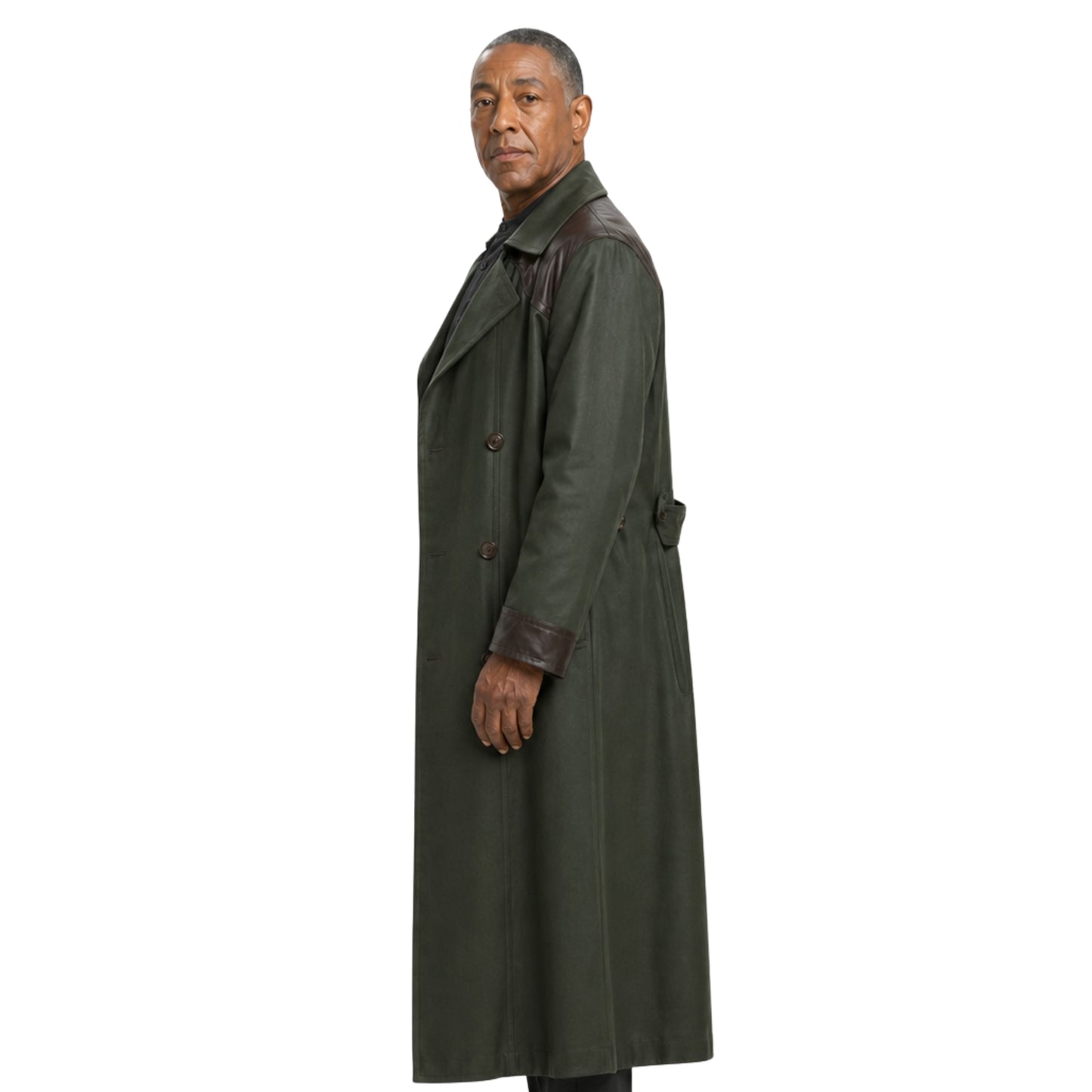 Giancarlo Esposito Revolution Tom Neville Trench Wool Coat