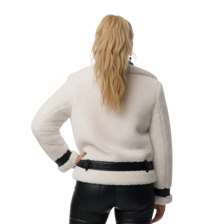 Girls5eva Summer Dutkowsky Vegan Sherpa Jacket Get Now Sale Live
