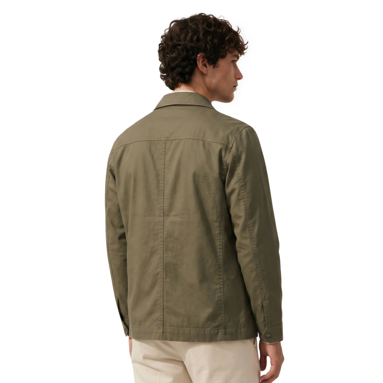 Green Military Style Cotton Jacket Buy