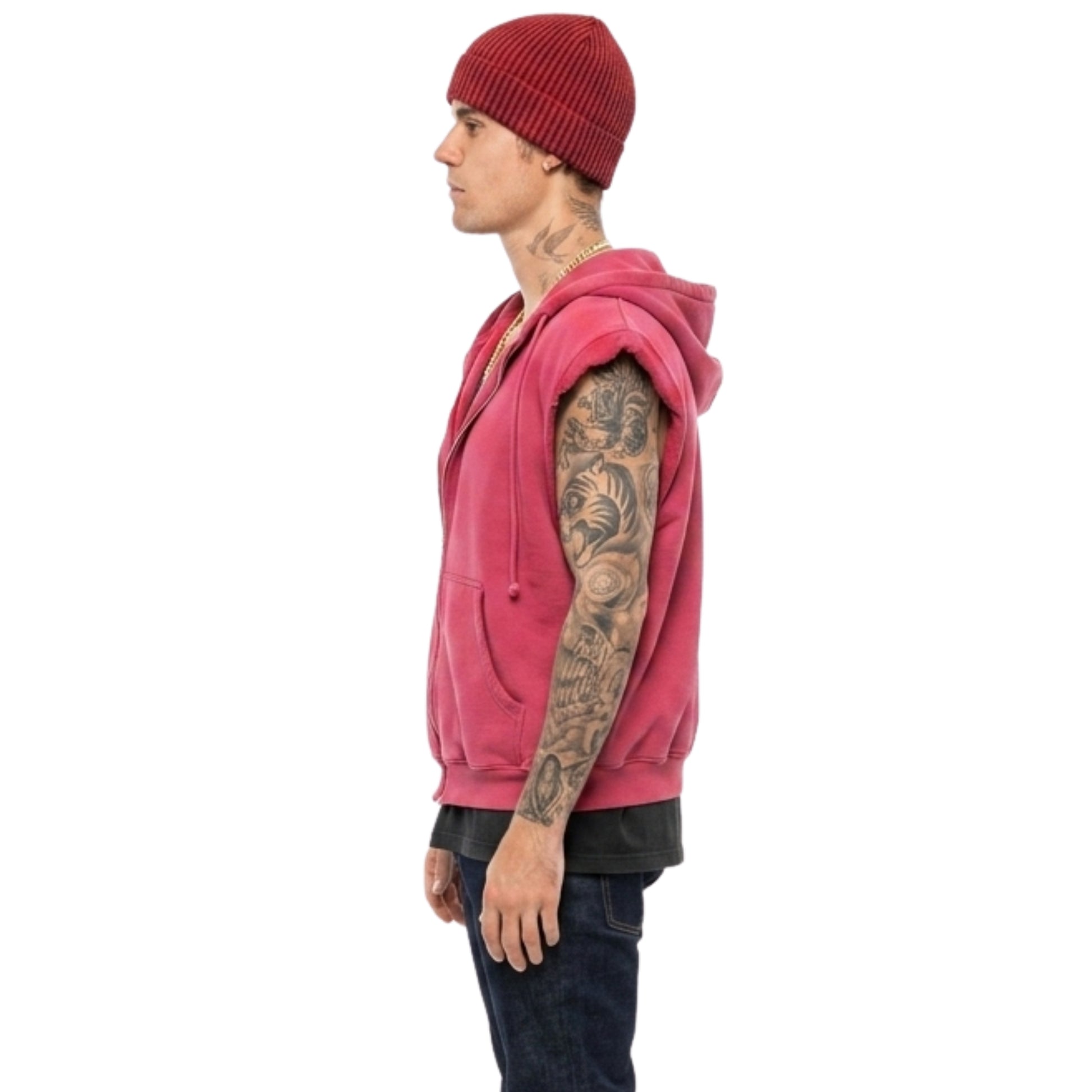 Greg Ross Sleeveless Hoodie Get Now
