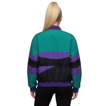 Gwen Stefani Blocked Bomber Jacket
