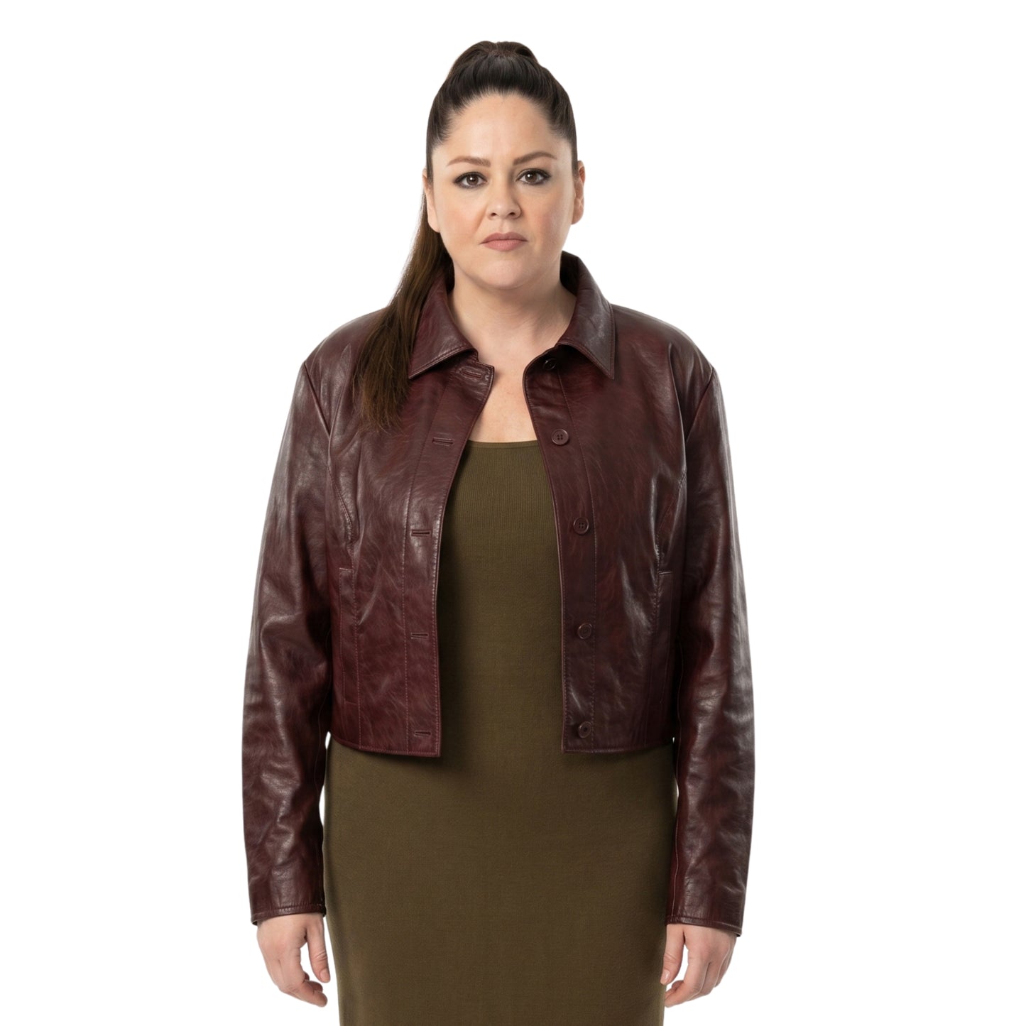 Hacks 2026 Megan Stalter Leather Jacket