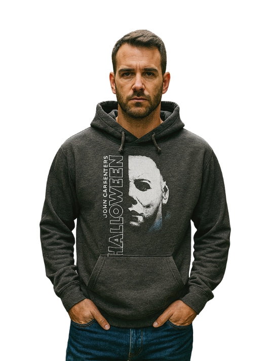 Halloween Michael Myers Large Face Pullover Hoodie