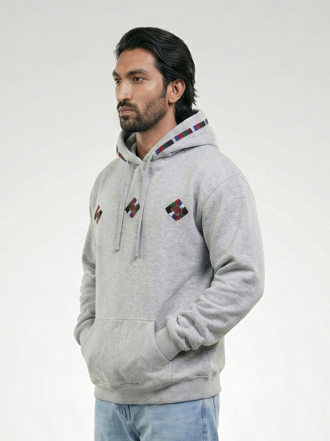 Handmade Folk Embroidered Hoodie 