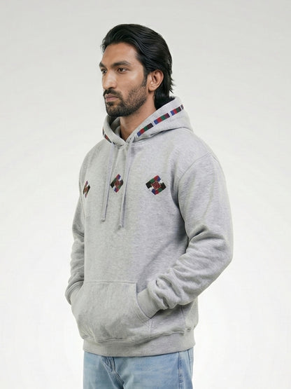 Handmade Folk Embroidered Hoodie 