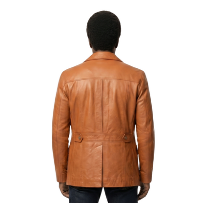 Harold McBrayer The Many Saints of Newark Brown Leather Jacket Buy