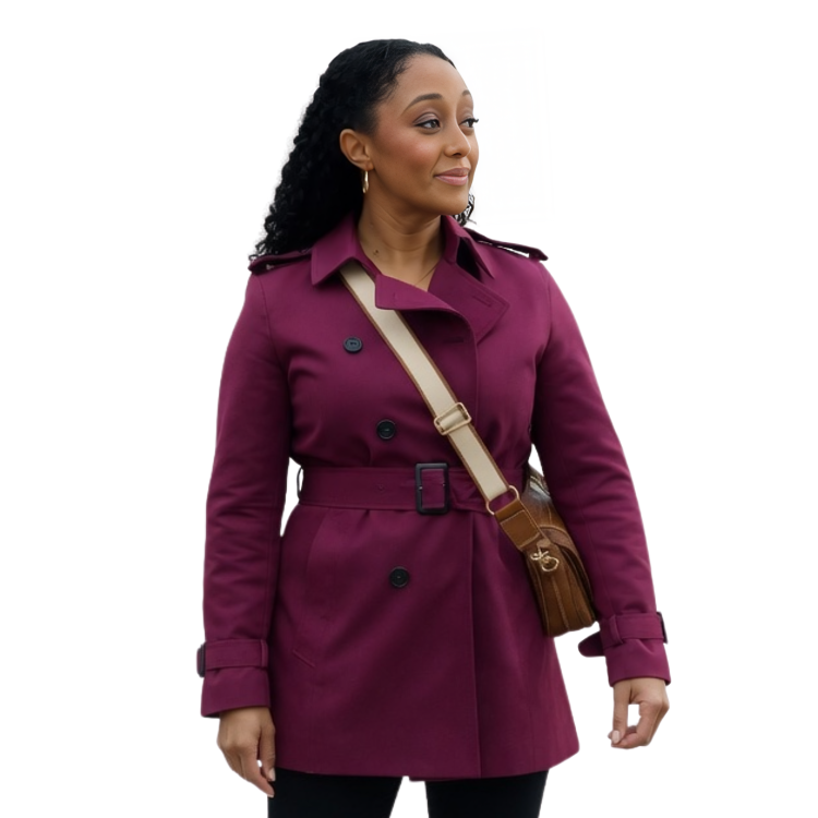 Haunted Harmony Mysteries Purple Coat
