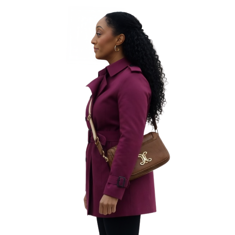 Haunted Harmony Mysteries Purple Coat Side 1