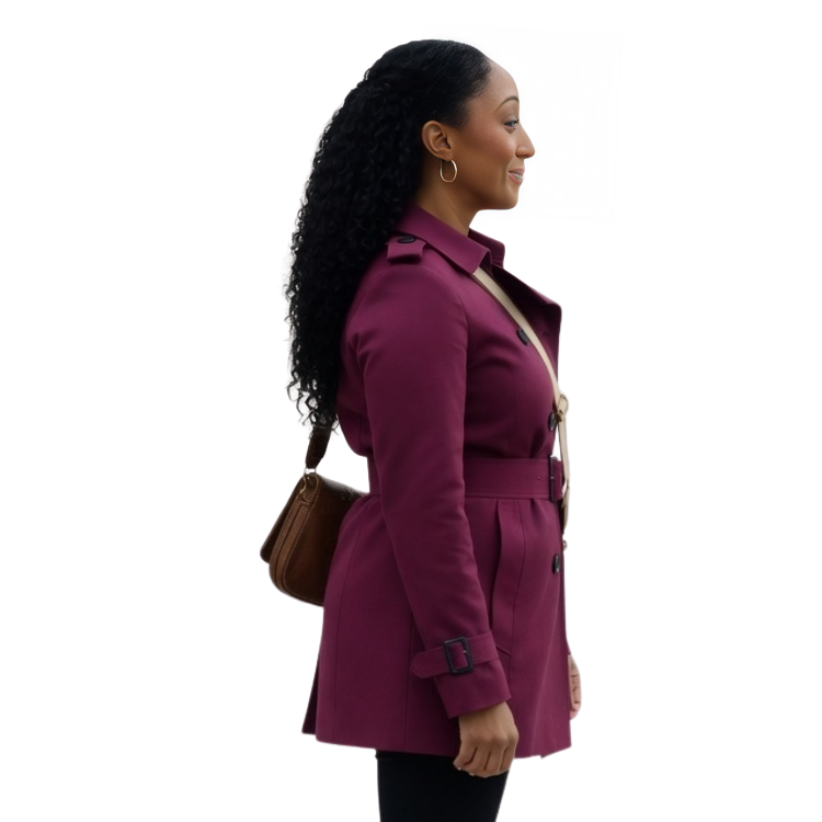 Haunted Harmony Mysteries Purple Coat Side 2