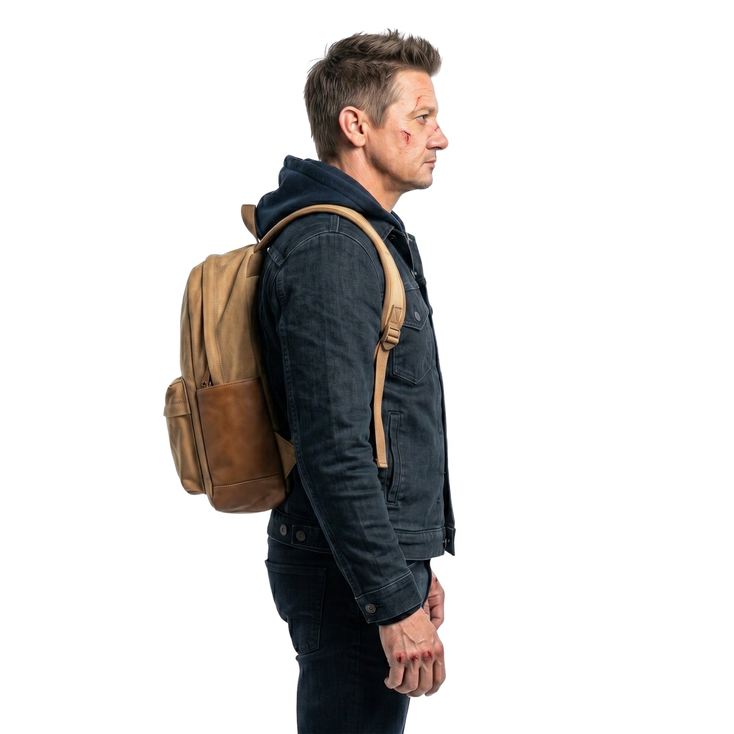 Hawkeye Season 1 Clint Barton Black Cotton Jacket