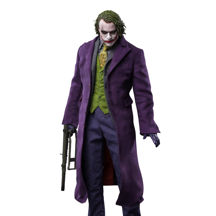 Heath Ledger The Dark Knight Joker Purple Long Coat