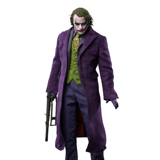 Heath Ledger The Dark Knight Joker Purple Long Coat