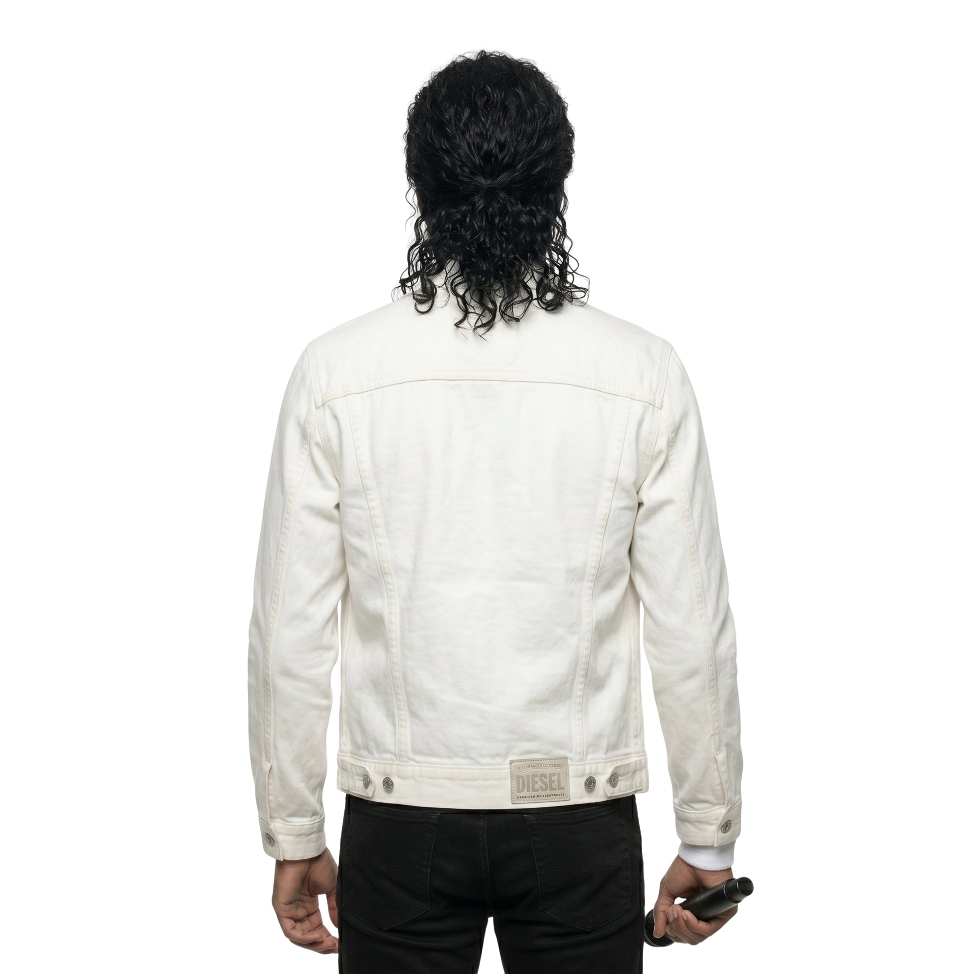 Jaafar Jackson Inspired Michael 2026 White Varsity Jacket